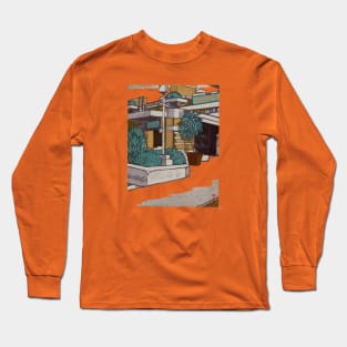 The Imperial Hotel 1930 by Henmi Takashi Tokyo, Japan Long Sleeve T-Shirt